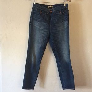 Madewell high rider cropped front pocket jeans